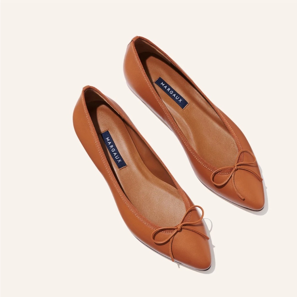 Margaux the Pointe - Brown Leather